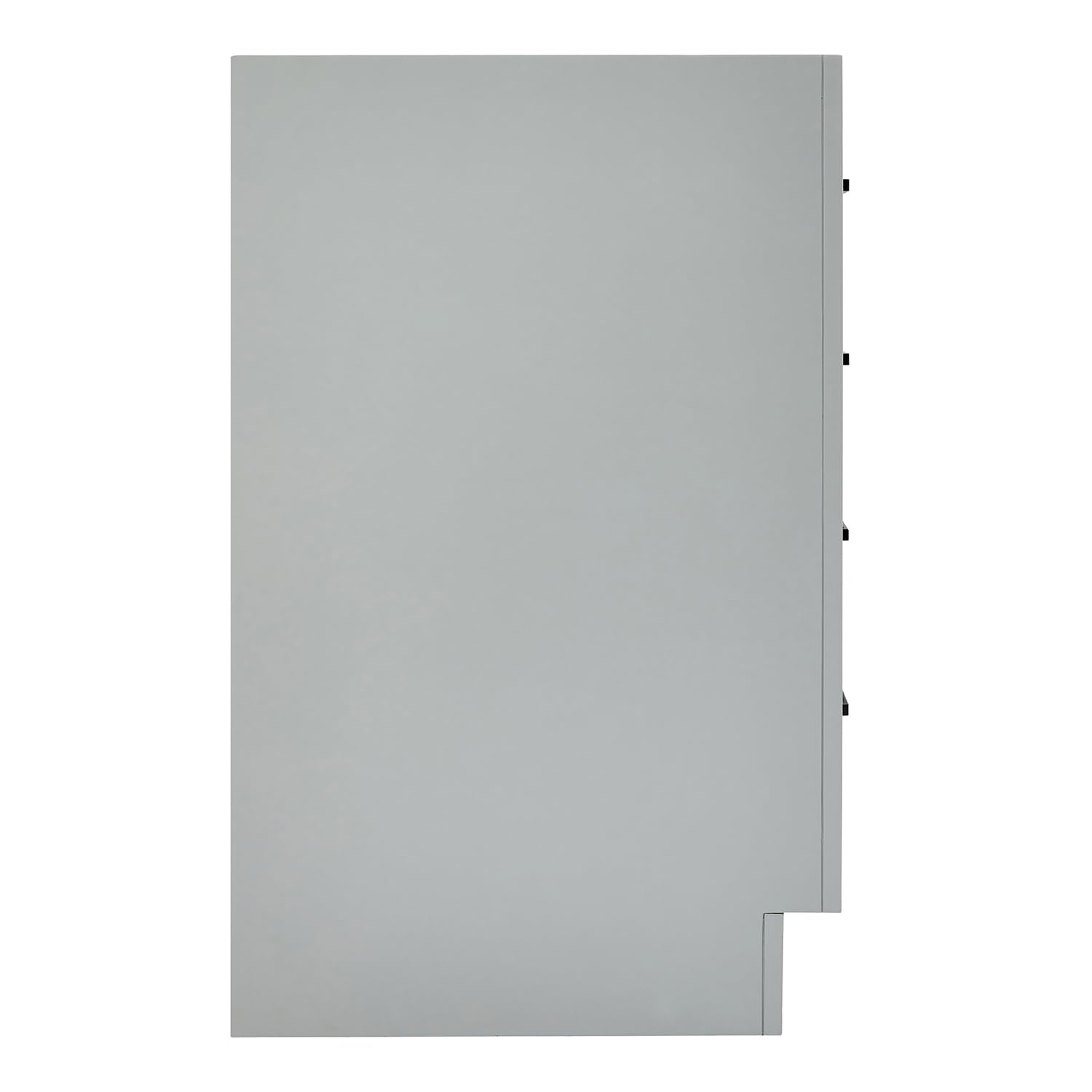 ARIEL Bathroom Vanity Base Cabinet 66" Inch in Grey, Single Sink Configuration 2 Soft Closing Doors, 9 Full Extension Dovetail Drawers, Toe Kick, Matte Black - Image 5