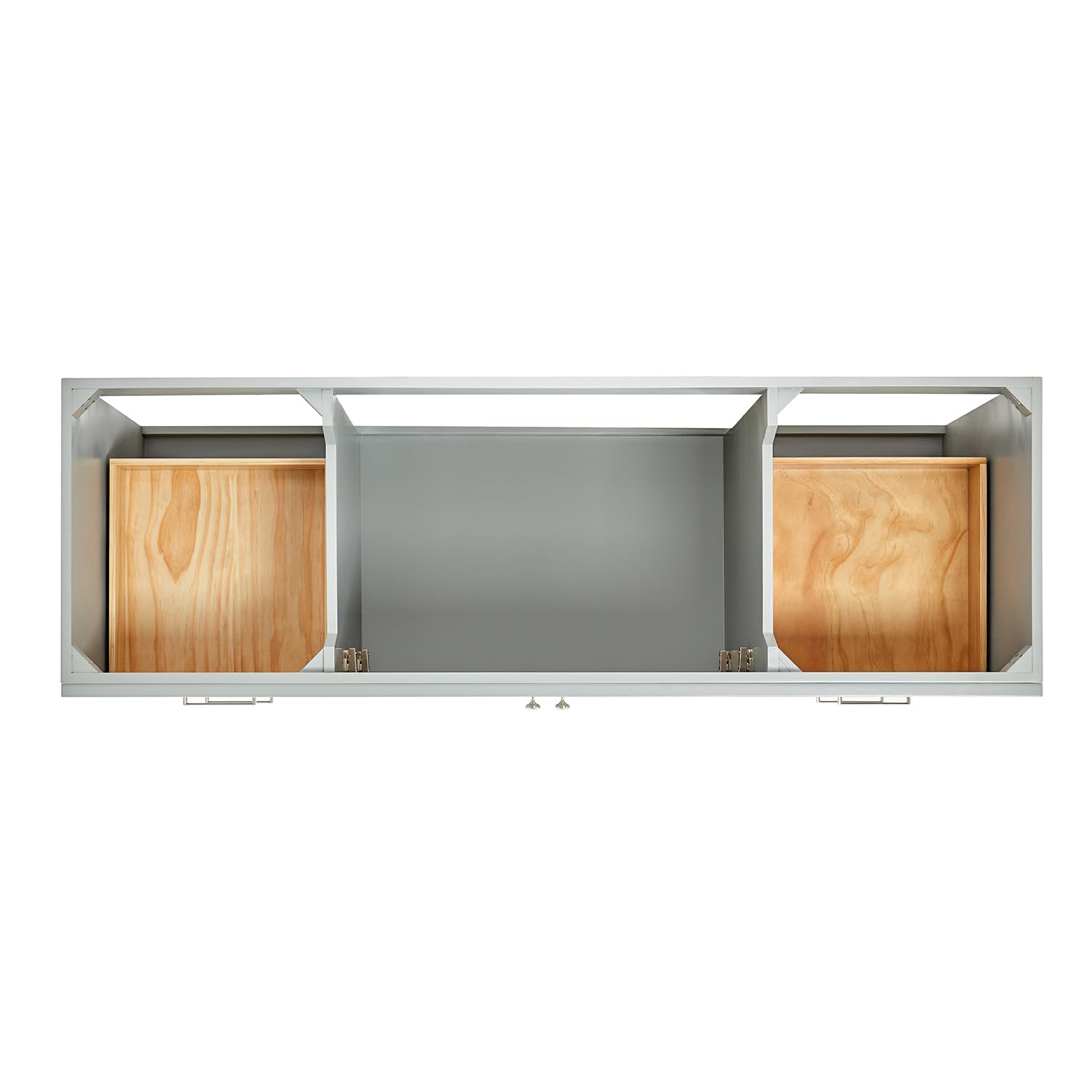 ARIEL Hamlet 66 Inch Single Sink Base Cabinet in Grey - Image 7