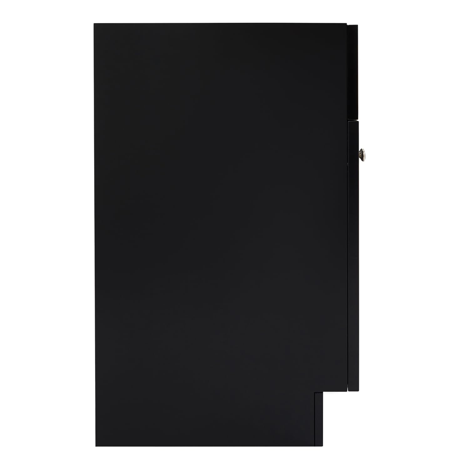 ARIEL Hamlet 66 Inch Double Sink Base Cabinet in Black - Image 10