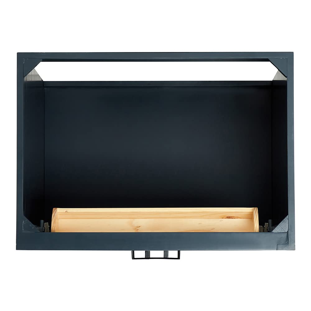 ARIEL Hepburn 30" Inch Single Sink Base Cabinet in Midnight Blue - Image 9