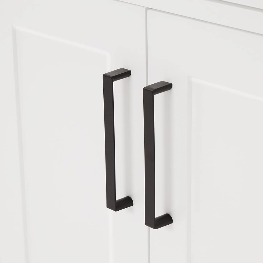 ARIEL Hepburn 36-inch Bathroom Vanity with Sink,Solid Wood, 1.5-inch Pure White Quartz Countertop & Backsplash, Single Rectangular Porcelain Sink, 2 Soft Closing Doors, 5 Dovetail Drawers, White - Image 16