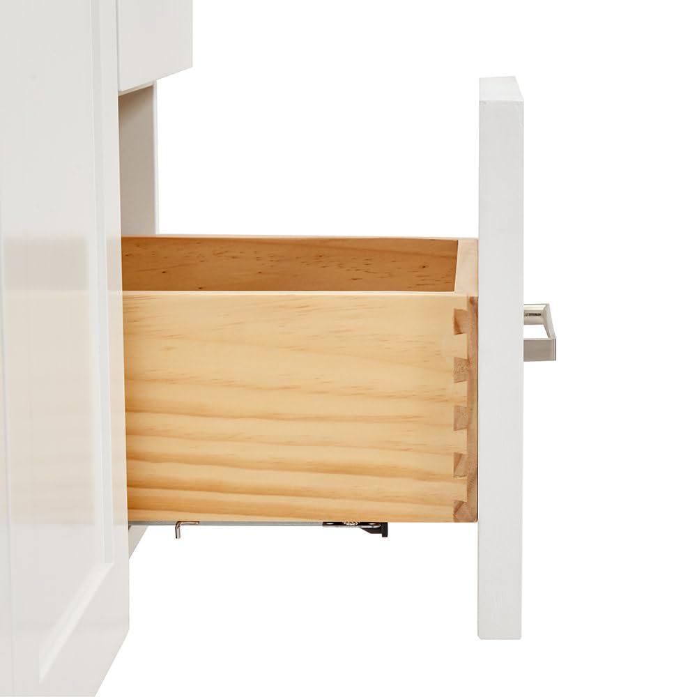 ARIEL Magnolia 60" Single Sink Base Cabinet in White - Image 5