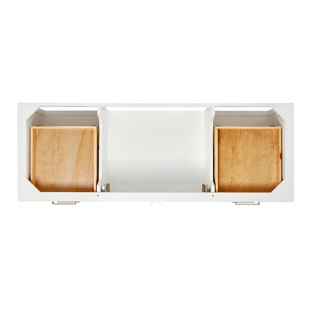 ARIEL Magnolia 60" Single Sink Base Cabinet in White - Image 6
