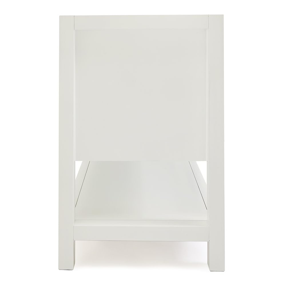 ARIEL Magnolia 60" Single Sink Base Cabinet in White - Image 9
