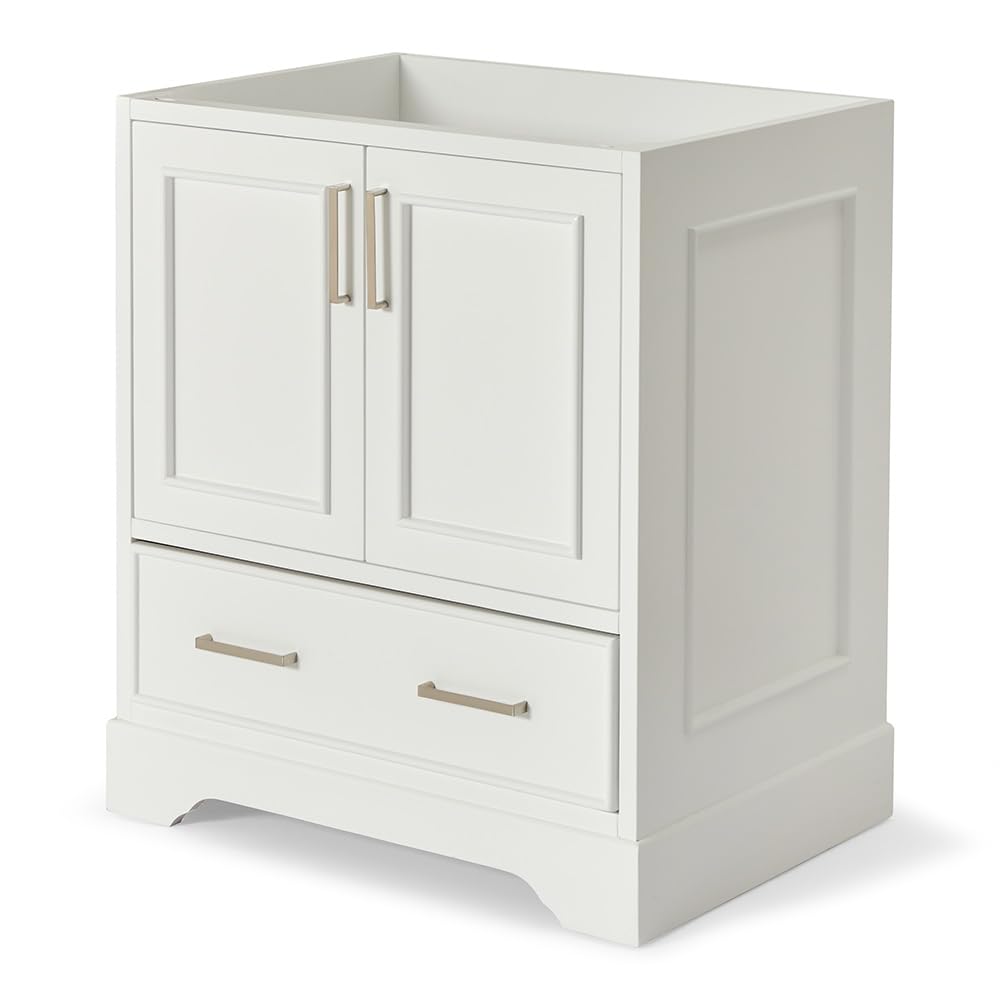 ARIEL Stafford 30 in. Single Sink Base Cabinet in White - Image 4