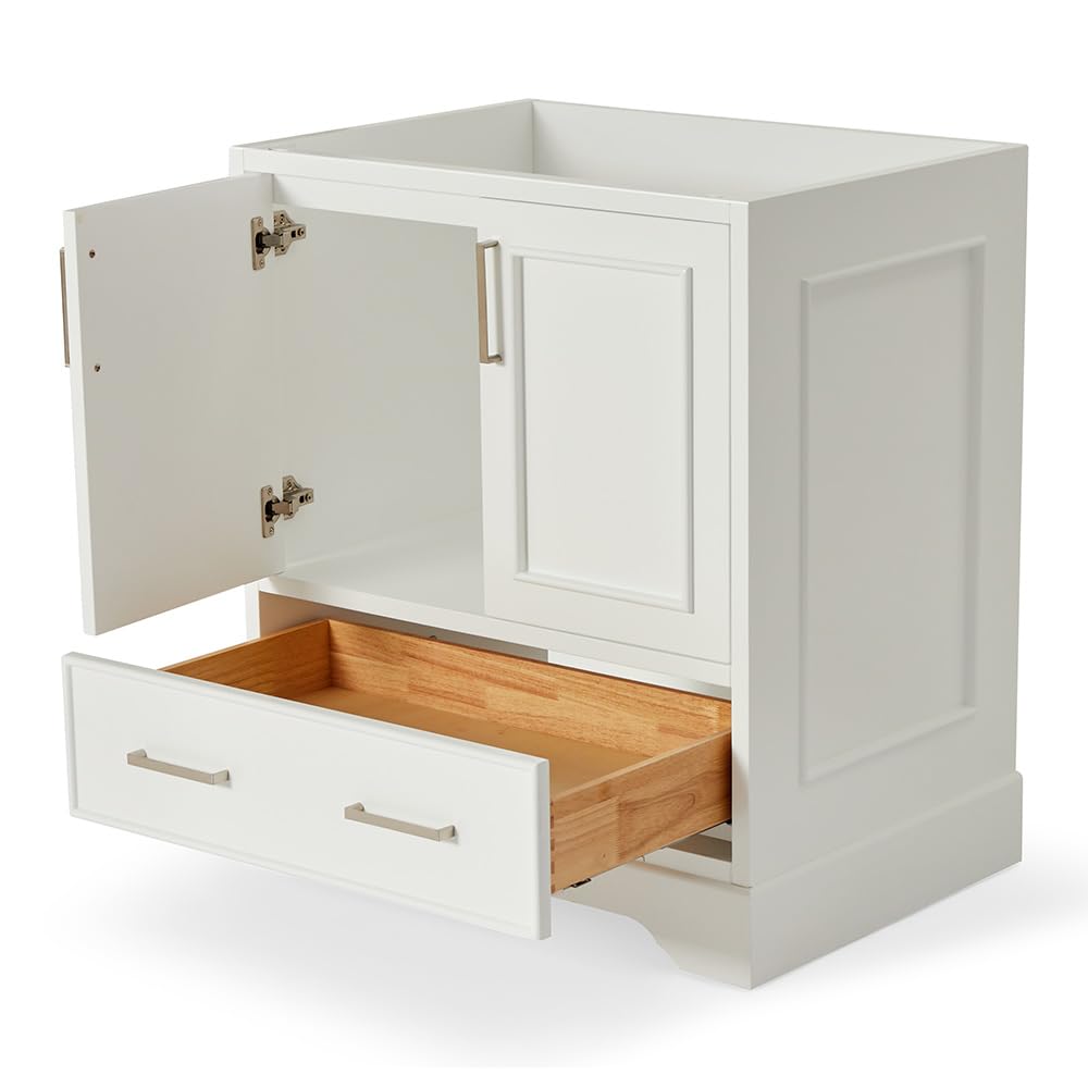 ARIEL Stafford 30 in. Single Sink Base Cabinet in White - Image 5