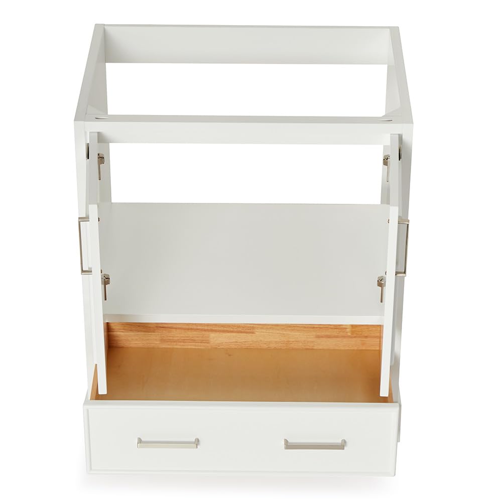 ARIEL Stafford 30 in. Single Sink Base Cabinet in White - Image 6